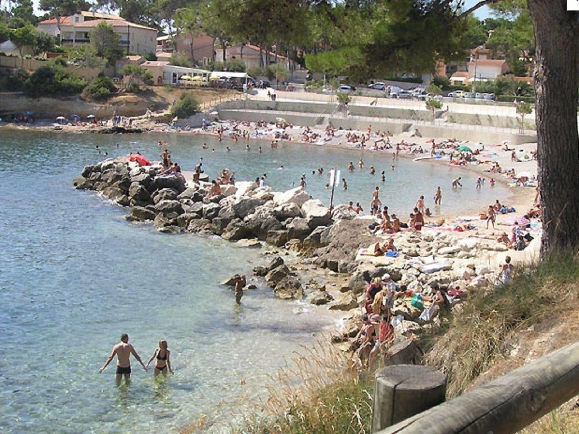 La Maisonnette De La Plage Du Rouet カリー・ル・ルエ エクステリア 写真